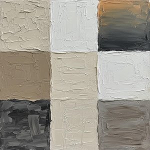 Monolithische Stille: Eine Skulpturale Studie In Erdtönen Und Taktiler Gittergeometrie — David Moreau