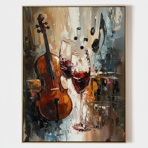 Resonance In Amber: A Fragmented Symphony Of Strings And Crimson Shadows — Christian Noiret