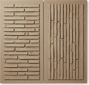 Monolithic Fragments In Sand: A Sculptural Study Of Eternal Architectural Serenity — David Moreau