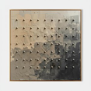 Monolithic Order: A Sculptural Study Of Structured Grids And Earthbound Shadows — David Moreau