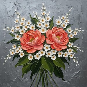 Ewige Blüte In Korallenrelief: Eine Monumentale Studie Taktiler Gelassenheit — Christian Noiret