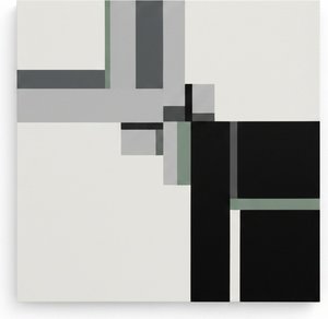 Architectural Silence: A Study In Monochrome Planes And Controlled Intersection — Laurent Fabre
