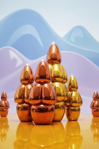 Gilded Equilibrium: The Eternal Refraction — Jacques Villedieu