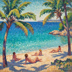 Lumière De L'éden: A Pointillist Study In Serenity — Océane Faubert