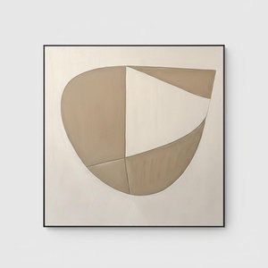 Serene Monolith: A Meditative Study In Organic Forms And Sand Tones — Laurent Vionnet