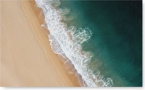 Convergencia Etérea De Mareas Y Arena En Una Obra Maestra Oceánica Única — David Moreau