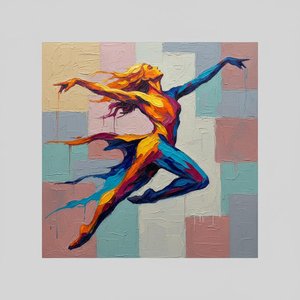 Ephemeral Ascent: A Study In Kinetic Color Against Geometric Stillness — Christian Noiret