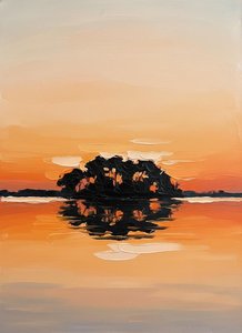 Glühender Horizont: Eine Studie In Goldener Stille — Guillaume Schmitt