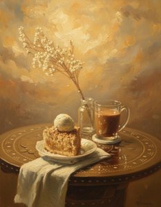 Ephemeral Solace In Ochre And Sepia — Isabelle Perrin