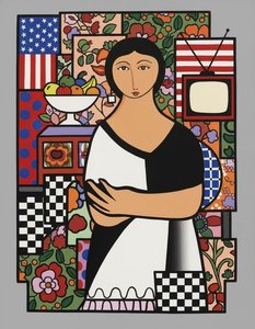 Fragmented Echoes Of A Silent Icon In Saturated Graphic Mosaic — Arthur Tessier