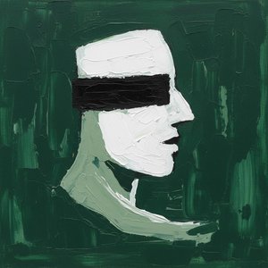 Silence Fragmenté : Une Étude Monumentale En Blanc Impasto Et Vert Forêt Profond — Laurent Fabre