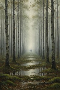 The Ethereal Path: A Study In Silvered Silence — Jacques Villedieu