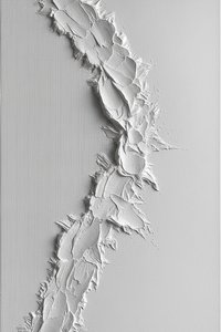 Monolithic Echoes In White: A Sculptural Study Of Rhythmic Texture And Light — David Moreau