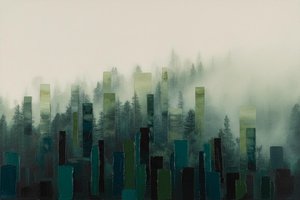 Fragmented Stillness: The Ordered Veil — Jacques Villedieu