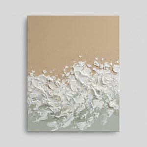 Ephemeral Crests Of Sage And Cream In A Monumental Sculptural Landscape — David Moreau