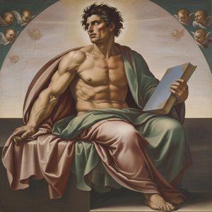 The Divine Revelation In Chiaroscuro: A Singular Vision Of Eternal Contemplation — Marc Duvallier