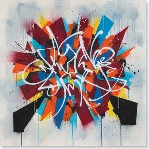 Fragmented Primaries: A Singular Symphony Of Kinetic Calligraphy And Geometric Chaos — Laurent Fabre