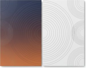 Echoes Of Resonance: A Diptych Study In Gradient And Concentric Geometry — Laurent Fabre