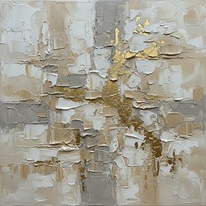 Stratigraphy Of Silence: Fragmented Gold Amidst Earthen Depths And Time. — David Moreau