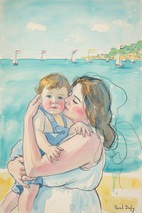 Die Umarmung Des Azurs: Eine Serenade Des Sommers — Éléonore Richard
