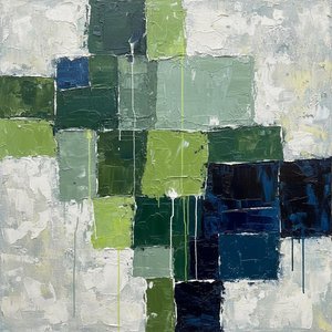 Fragmented Midnight Mosaic: A Monolithic Study In Verdant Shadows And Fluid Gravity — Laurent Fabre