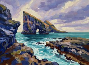 Resiliencia De Las Mareas: Un Estudio Impresionista De Piedra Y Oleaje — Pauline Caron