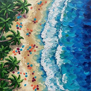 Emerald Shoreline Symphony: A Sculptural Study Of Rhythmic Tides And Coastal Light — Christian Noiret