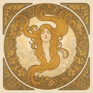 Gilded Serenity: The Amber Muse — Isabelle Michel