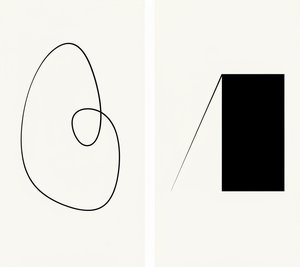 Monochromatic Equilibrium: A Singular Dialogue Between Organic Fluidity And Geometric Precision — Laurent Fabre