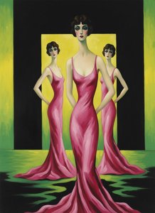 Die Magenta-trinität: Eine Studie In Symmetrischer Anmut — Léo Hardy