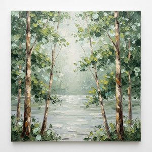 Sombras Etéreas De Salvia: Una Visión Singular De Luz Y Textura Serena En El Bosque — Christian Noiret