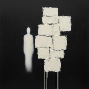 Ephemeral Silhouette Amidst The Weight Of Monochromatic Sculptural Shadows — Laurent Fabre