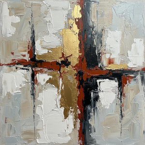 Fragmented Monolith: A Singular Study In Gilded Earth And Structural Chaos