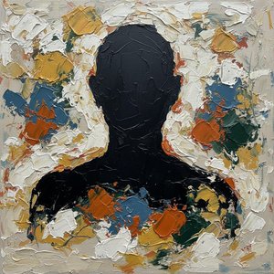 Monolithic Shadow Amidst The Visceral Echoes Of Textured Earth And Ochre — Christian Noiret
