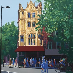 Golden Ochre Shadows And The Serene Rhythm Of An Urban Afternoon — Charles Delorme