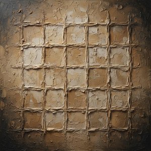 Fragment Of Ancient Earth: A Monumental Study In Ochre And Sculptural Decay — David Moreau