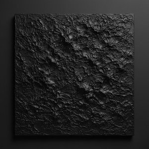 Monolithe D'obsidienne : Une Étude Sculpturale Des Ombres Éternelles Et Des Textures Volcaniques — David Moreau