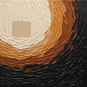 Earthen Strata In Motion: A Monumental Study Of Rhythmic Ochre And Shadow — David Moreau