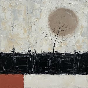 Ephemeral Horizon: A Monolithic Study Of Solitude And Silent Celestial Light — Laurent Fabre