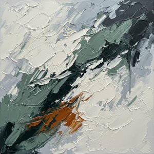 Fragmented Momentum: A Singular Study In Sculptural Impasto And Burnt Ochre Tension — Christian Noiret