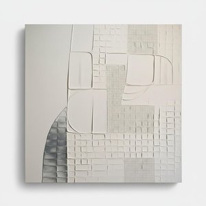 Architectural Solitude: A Meditative Study Of Geometric Shadows And Sculptural Relief — David Moreau