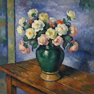 Eternal Bloom In Verdant Structure: A Singular Study In Light And Form — Marc Duvallier
