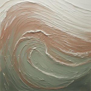 Ephemeral Current: A Study In Sage, Blush, And Cyclical Momentum. — Christian Noiret