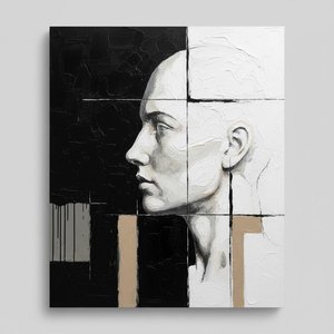 Fragmented Soul In Monochrome: A Monumental Study Of Order And Organic Decay — Laurent Fabre