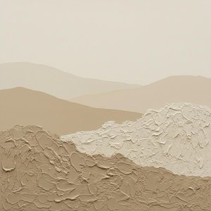 Dunes Éthérées De Sable Et De Silence : Une Étude Monochromatique De Sérénité Sculpturale — David Moreau