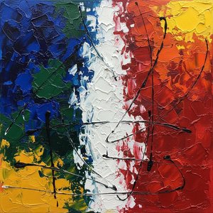 Tensions Chromatiques Fragmentées Dans Une Étude Tripartite De La Texture Impasto Viscérale — Laurent Lefèvre