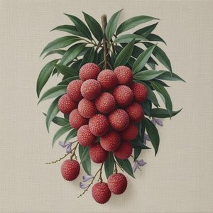 Crimson Essence: A Monumental Botanical Study Of Serene Organic Textures — Laurent Fontaine