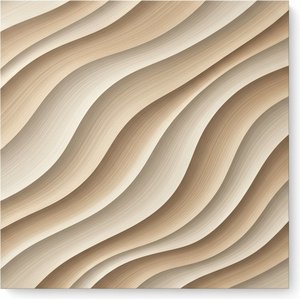 Ätherische Schichten Aus Sand Und Creme In Einem Singulären Meditativen Fluss — Laurent Fabre