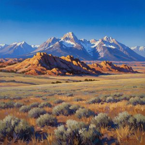 Eternal Solitude: Golden Light Over The High Plains — Philippe Girard