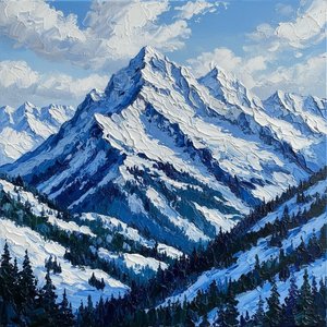Pico Azur Monolítico: Un Estudio Escultórico De Escarcha Eterna Y Sombras Alpinas — Christian Noiret